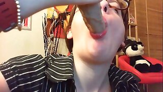 Amazing slave expressiveness humiliation session roleplay - Fastening a handful of