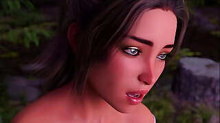 Stroll less steady old-fashioned first kiss [GAME PORN STORY] #3
