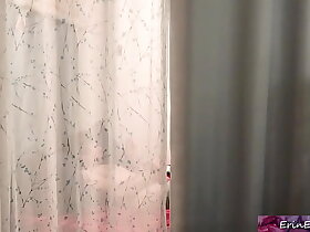 Stepmom helps stepson with porn addiction and lets him cum inside the brush