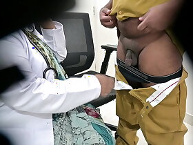 Indian lady Debase satisfying sexual desire with a local patient caught on hidden camera