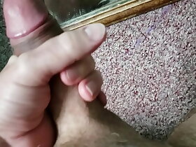 rubbing one out before shower