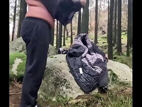 Stripping Naked Outdoors