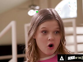 OUT OF THE FAMILY - Teen Coco Lovelock Squirts While Getting Fucked Enduring Hard by Her Stepbrother